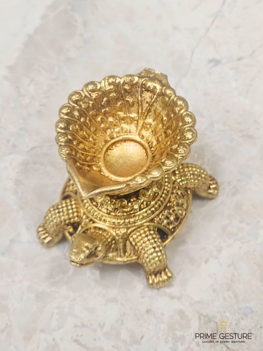 Brass Turtle Idol – Stability, Protection & Steady Progress