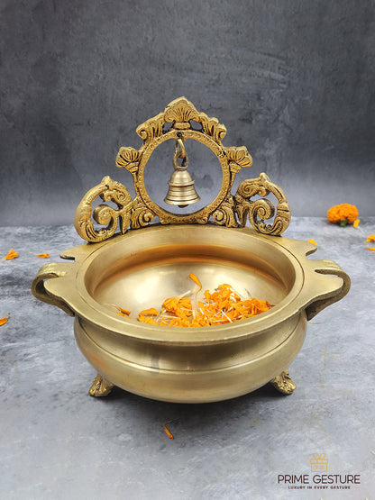 Vastu Shanti Brass Urli Bowl for Home Decor