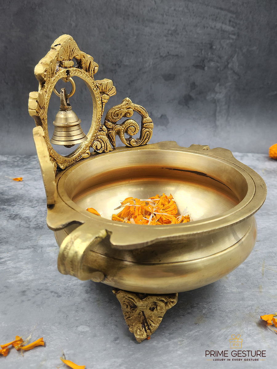 Vastu Shanti Brass Urli Bowl for Home Decor