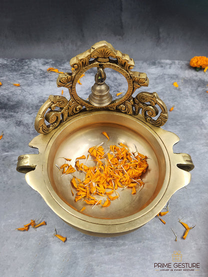 Vastu Shanti Brass Urli Bowl for Home Decor