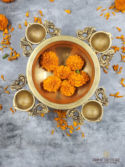 Vastu Shubh Jyoti Brass Urli Diya
