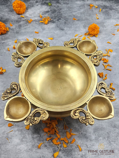 Vastu Shubh Jyoti Brass Urli Diya