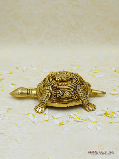 Pure Brass Vastu Tortoise Idol