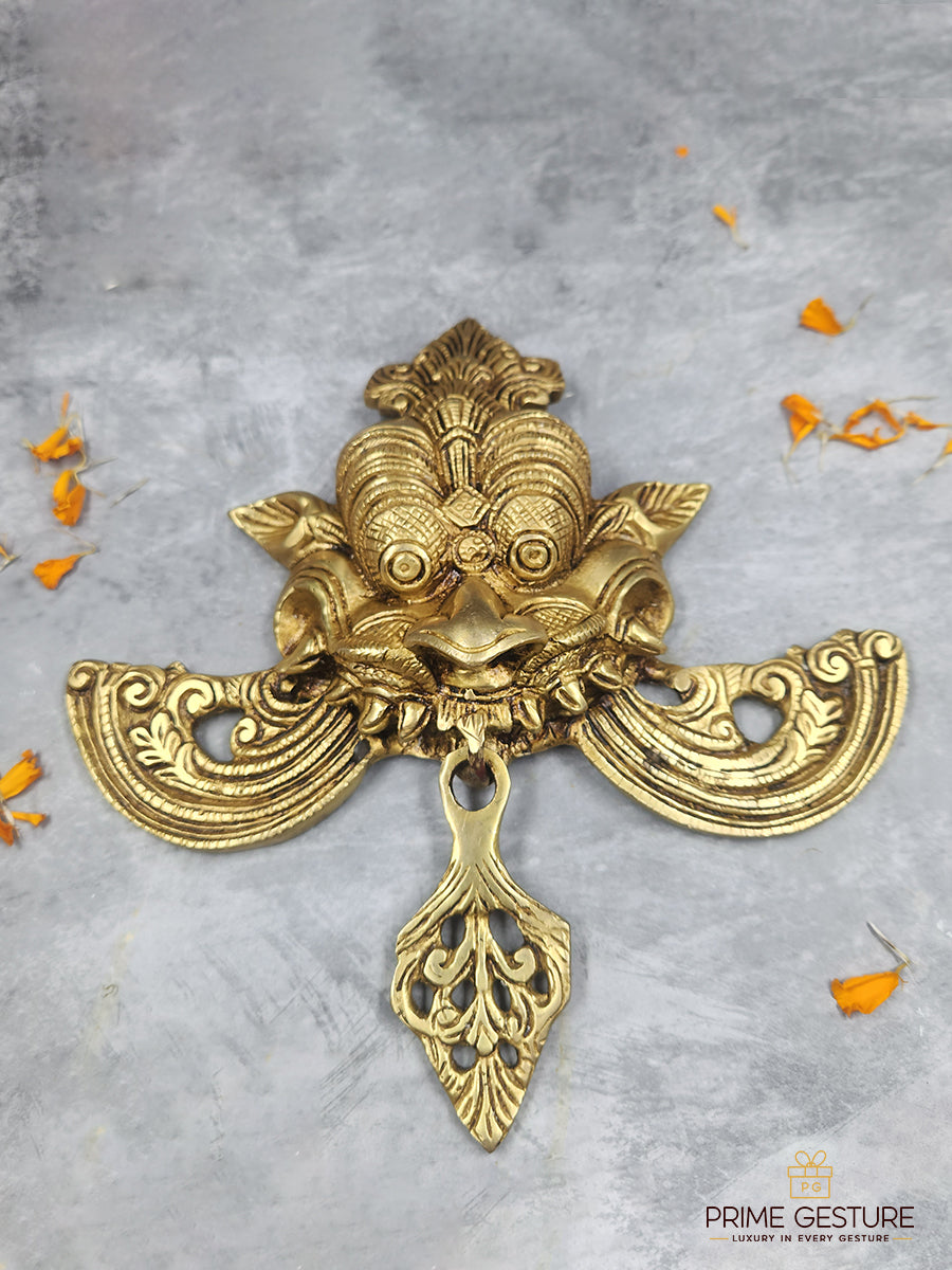 Brass Yaali Nazar Battu for Home Entrance