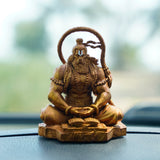 Pavan Sut Hanuman Ji — The Road Guardian | Seated Blessing Pose | Car Dashboard Idol