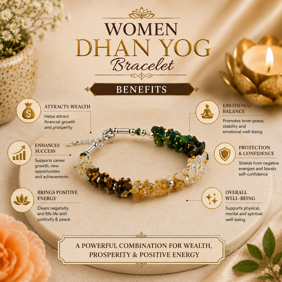 Women Dhan Yog Stone Bracelet