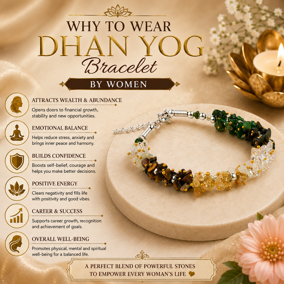 Women Dhan Yog Stone Bracelet