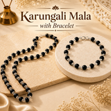Karungali mala with bracelet combo
