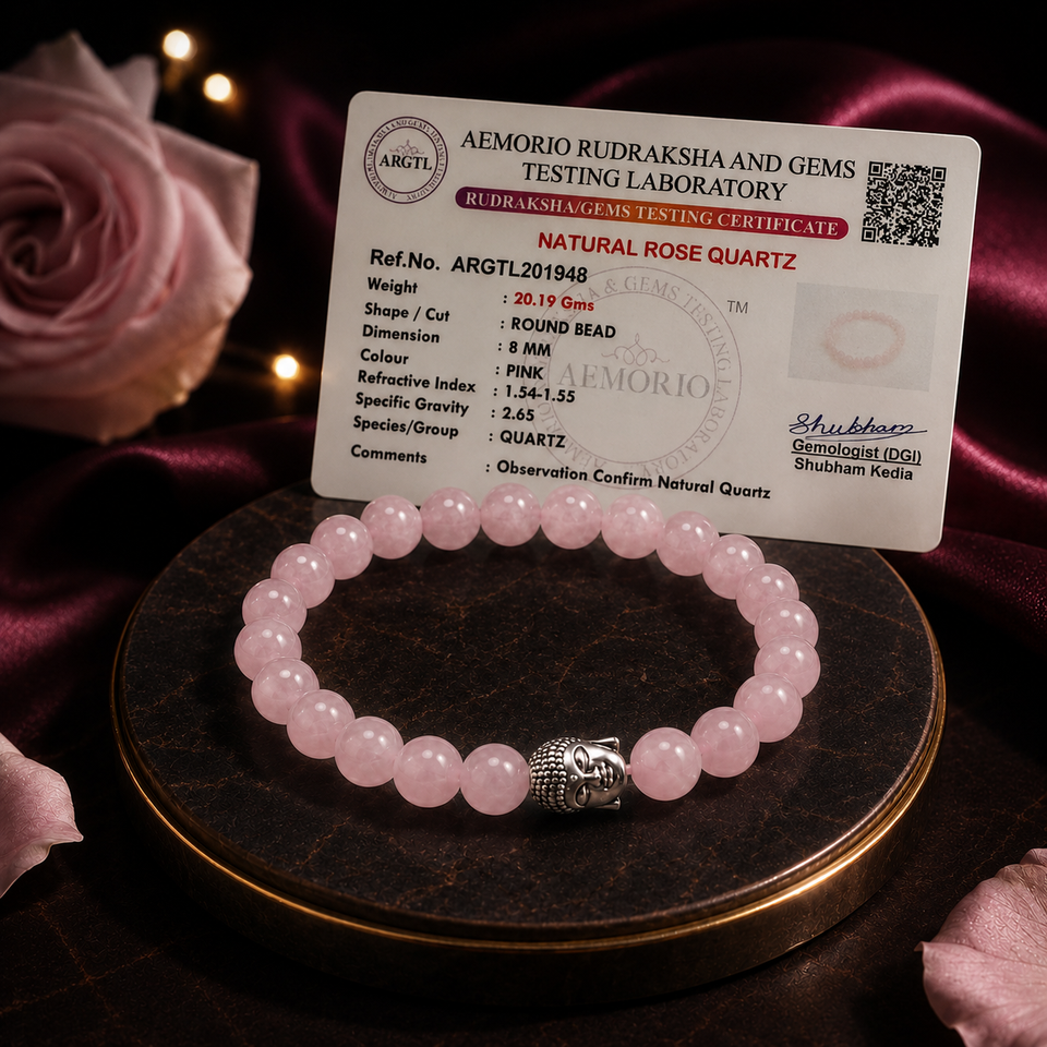 Love Attraction Bracelet (Original Rose Quartz)