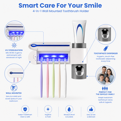 UV Toothbrush Sterilizer Holder