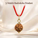 5 Mukhi Rudraksha pendant free
