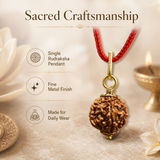 5 Mukhi Rudraksha pendent