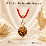 5 Mukhi Rudraksha pendant free