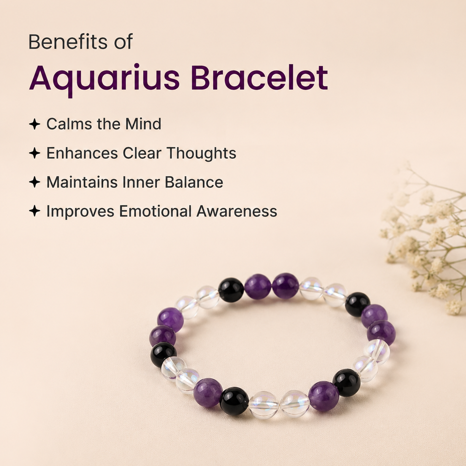Aquarius Natural Multi Stones Bracelet