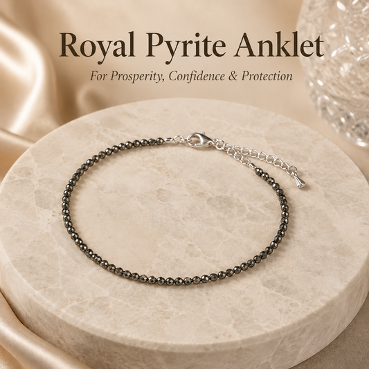 Royal Pyrite Anklet