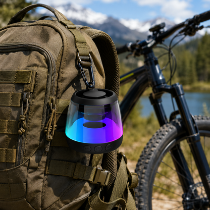 Wireless Magnetic Bluetooth Speaker with RGB Lighting