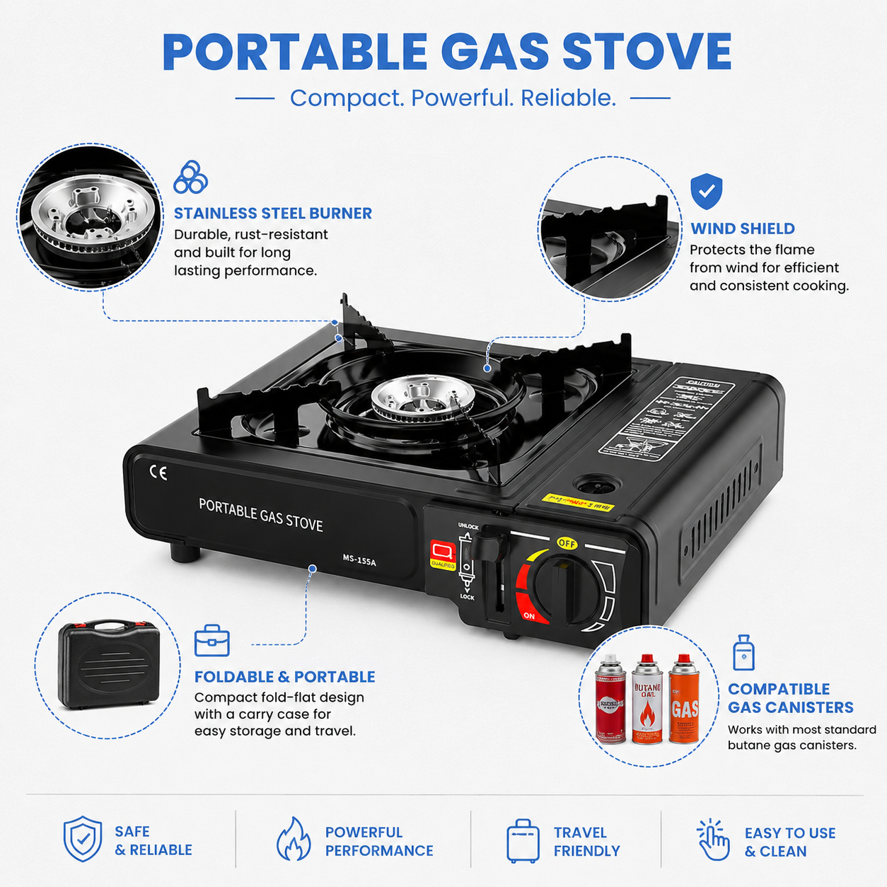 Portable Camping Gas Stove