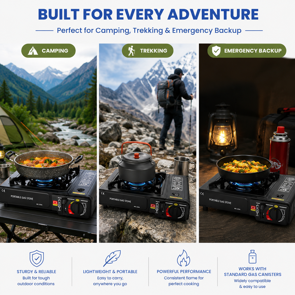 Portable Camping Gas Stove