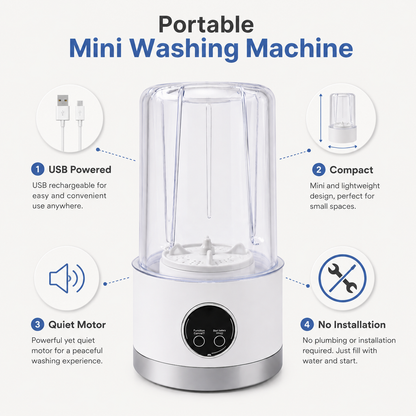 Portable Mini Washing Machine