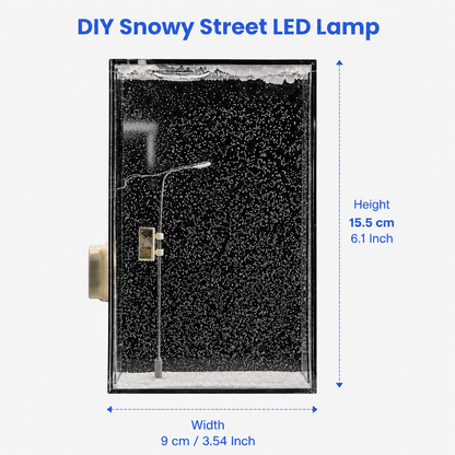 DIY Snowy Street LED Lamp