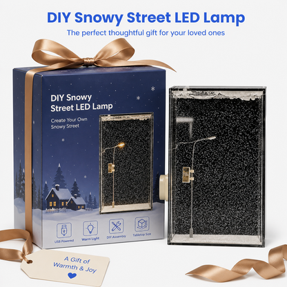 DIY Snowy Street LED Lamp
