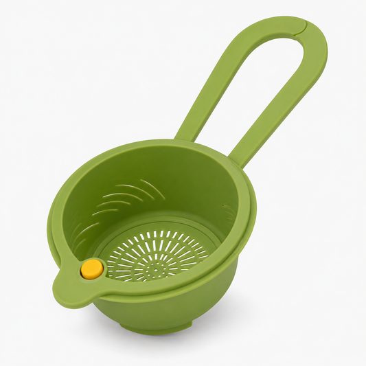 2-in-1 Collapsible Kitchen Strainer & Basket