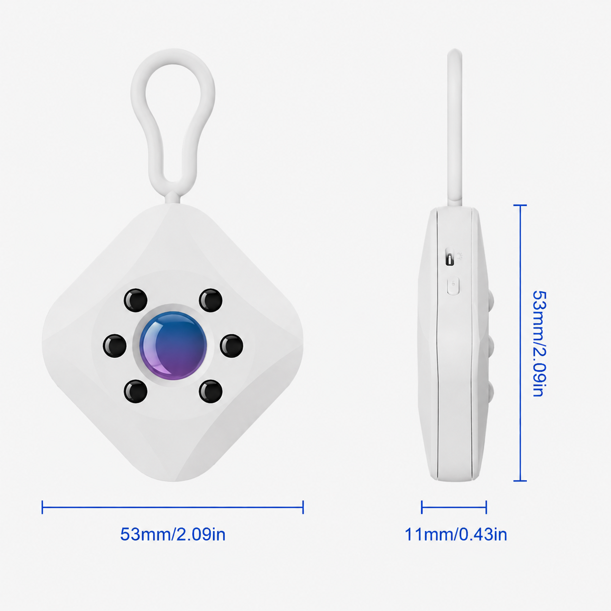 Hidden Camera Detector Keychain