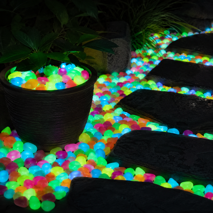 Glow in the Dark Garden Rocks (Pack of 100)