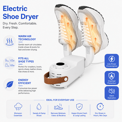 Electric Shoe Dryer with Timer