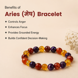 Aries Natural Multi Stones Bracelet