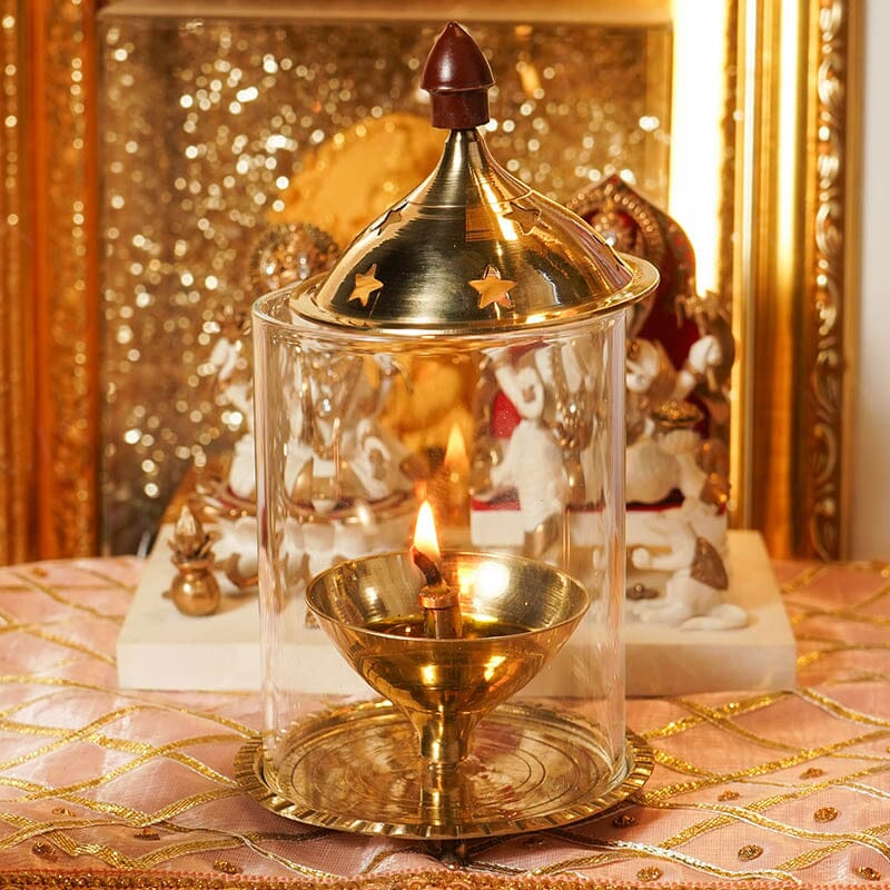 Brass Akhand Jyoti Diya