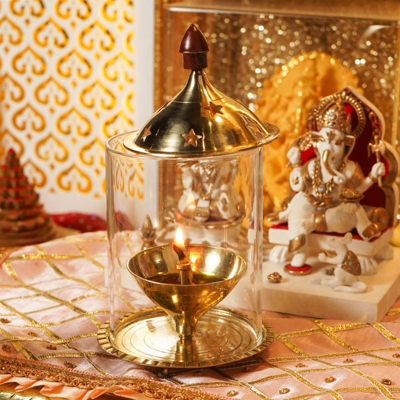Brass Akhand Jyoti Diya