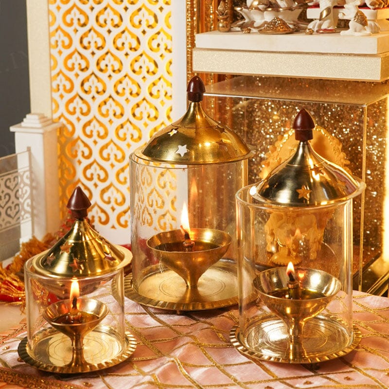 Brass Akhand Jyoti Diya