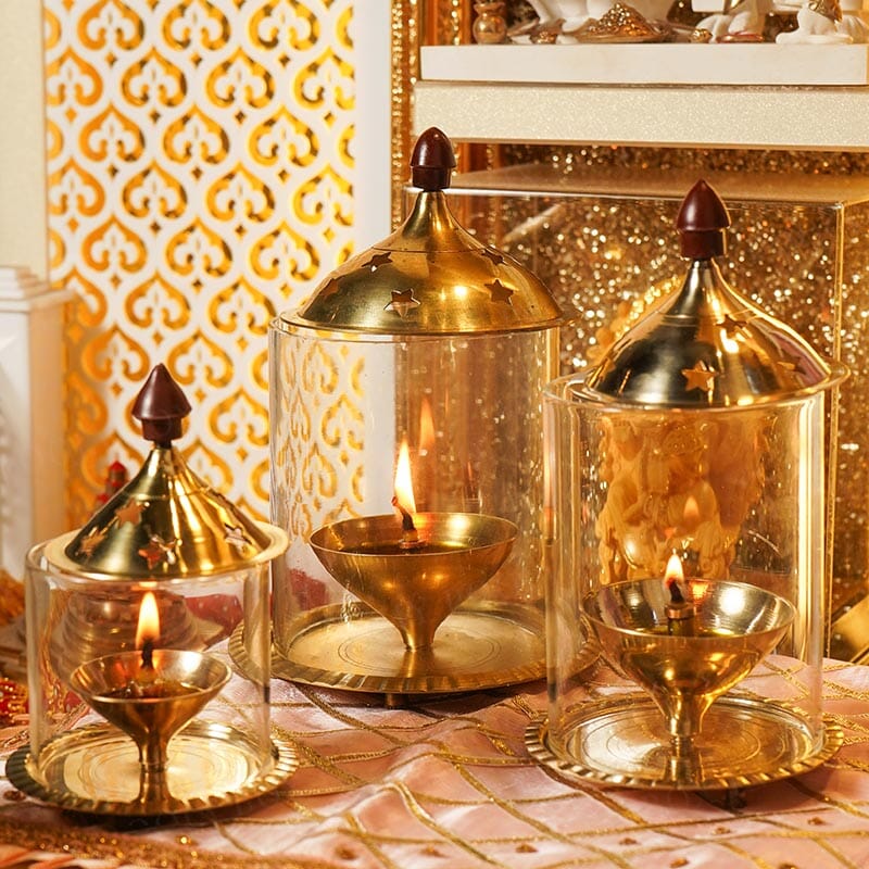 Brass Akhand Jyoti Diya