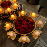 Astounding Lotus Diya Urli