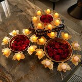 Astounding Lotus Diya Urli