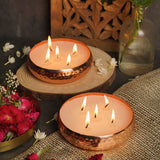 Copper Finish Luxury Scented Candle Urli