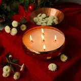 Copper Finish Luxury Scented Candle Urli
