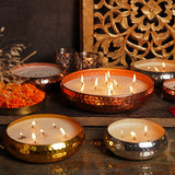 Copper Finish Luxury Scented Candle Urli