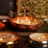 Copper Finish Luxury Scented Candle Urli