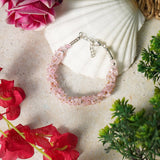 Rose Quartz Crystal Healing Bracelet For Self Esteem & Self Love
