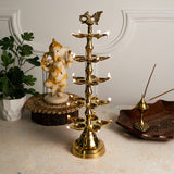 Handcrafted Brass Peacock Diya