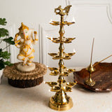 Handcrafted Brass Peacock Diya