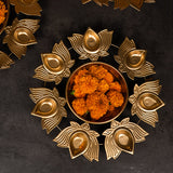 Astounding Lotus Diya Urli
