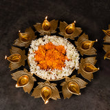Astounding Lotus Diya Urli