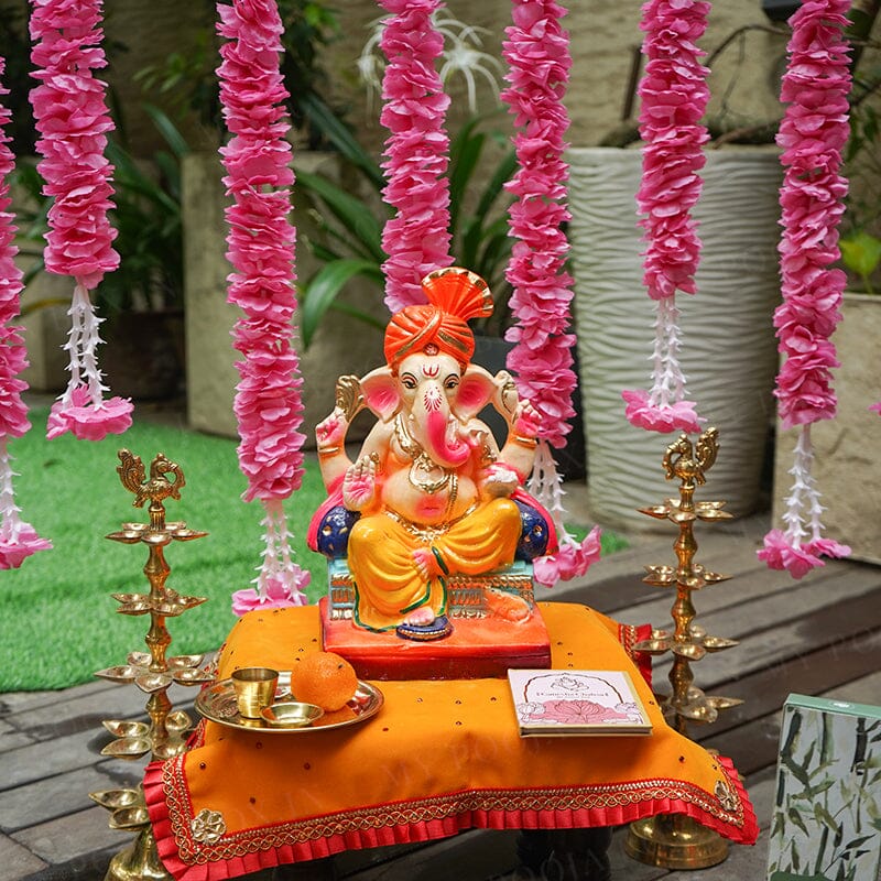 1FEET Lalbaugcha Raja Eco-Friendly Ganpati | Plant-A-Ganesha
