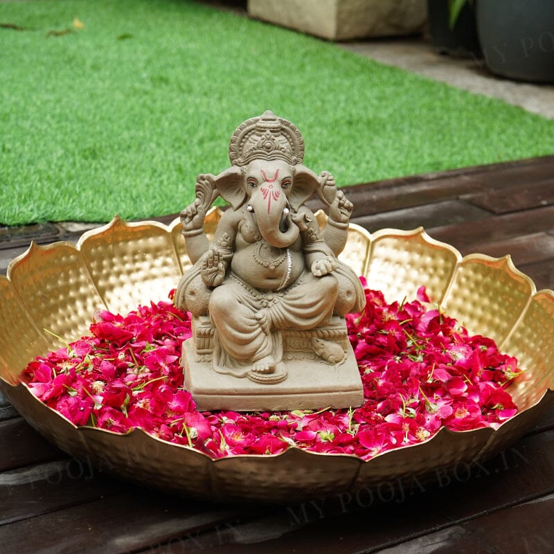 10INCH Lalbaugcha Raja Eco-Friendly Ganpati | Plant-A-Ganesha
