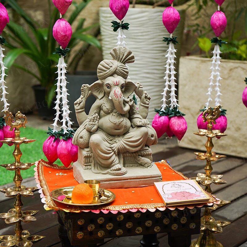 1FEET Lalbaugcha Raja Eco-Friendly Ganpati | Plant-A-Ganesha
