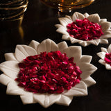 Exquisite Floral Marble Urli