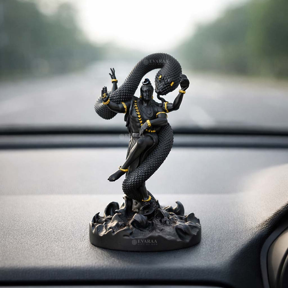 Mystical Shiva Black God Idol